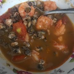 A picture of Seafood pepper soup.