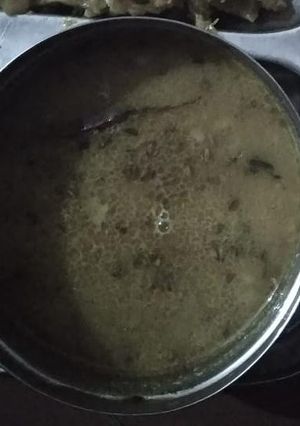 A picture of Yellow moong daal.