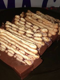 Foto resep Puding crackers coklat
