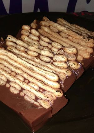 Foto resep Puding crackers coklat