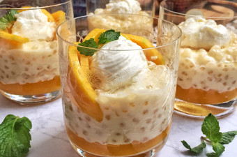 Resep Sago Mango Pudding Anti Gagal