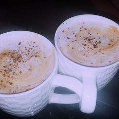 A picture of Frothy coffee.