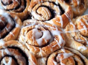 Una foto de Rolls de Canela integral