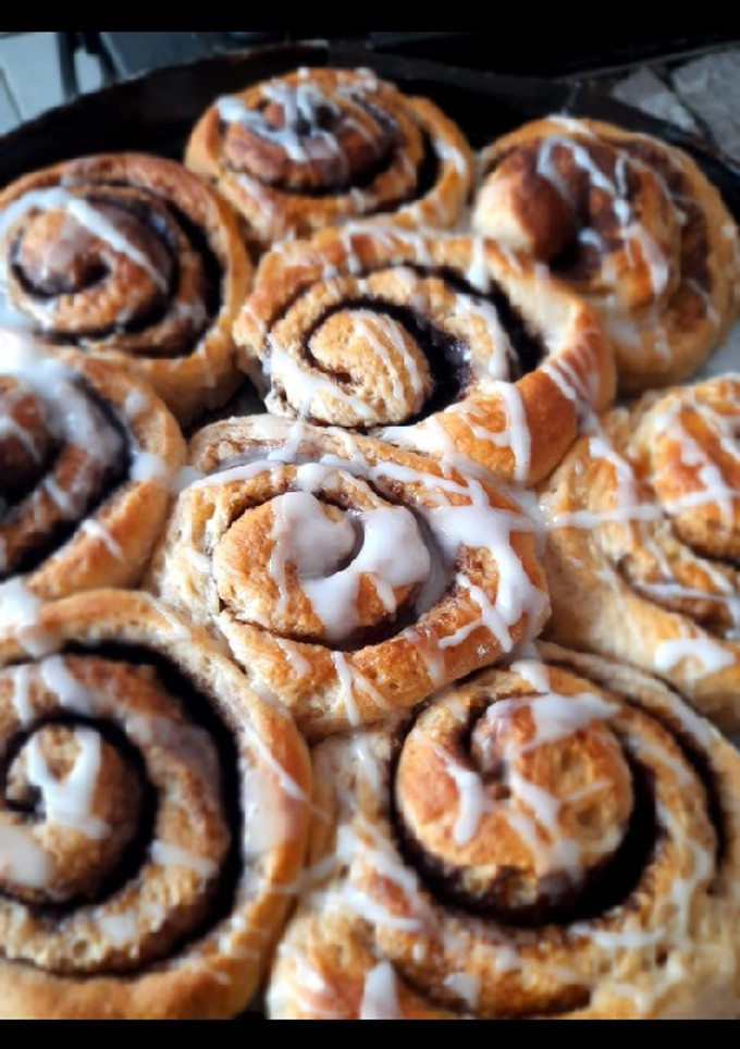 Una foto de Rolls de Canela integral
