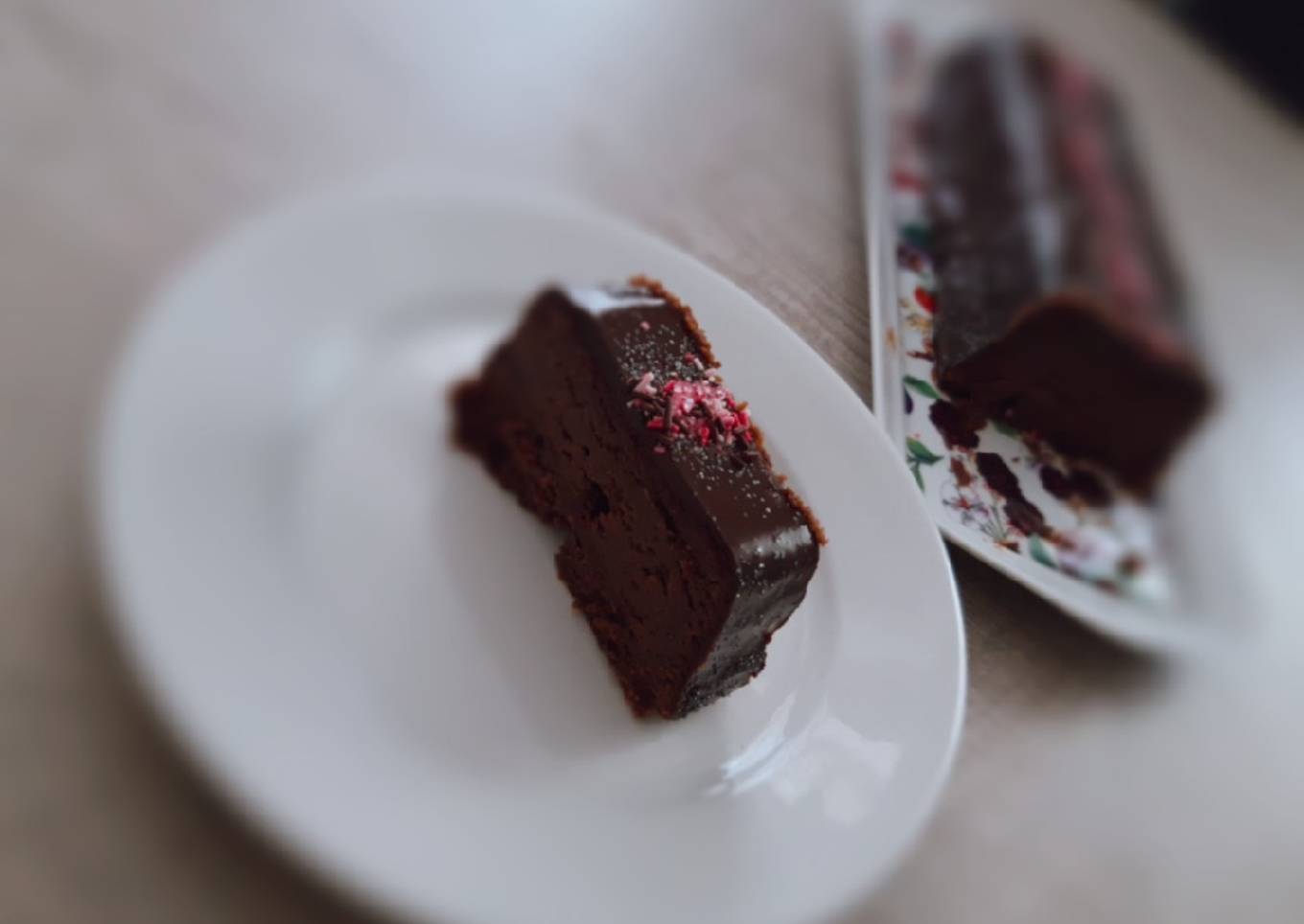 Bûche de Noël lingot express chocolat marron