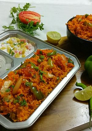 A picture of Tawa pulav.