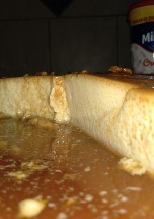 Una foto de Flan casero