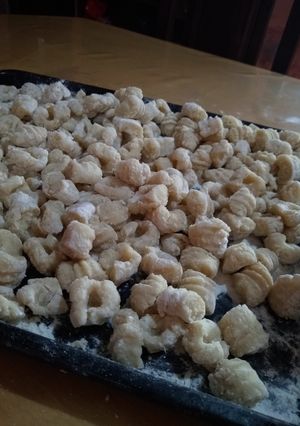 Una foto de Ñoquis de leche