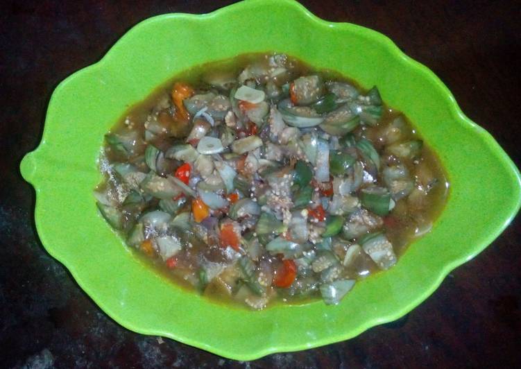 Oseng-oseng terong belanda