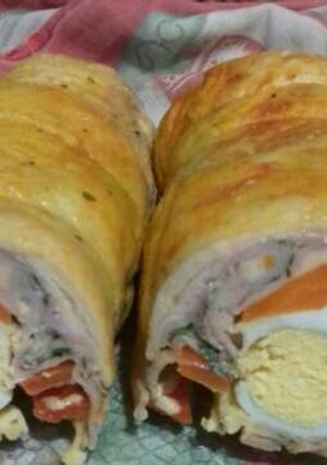 Una foto de Arrollado de pollo