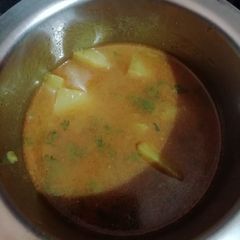 A picture of Aloo jhol.