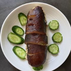A picture of Steamed Sea Cucumber.