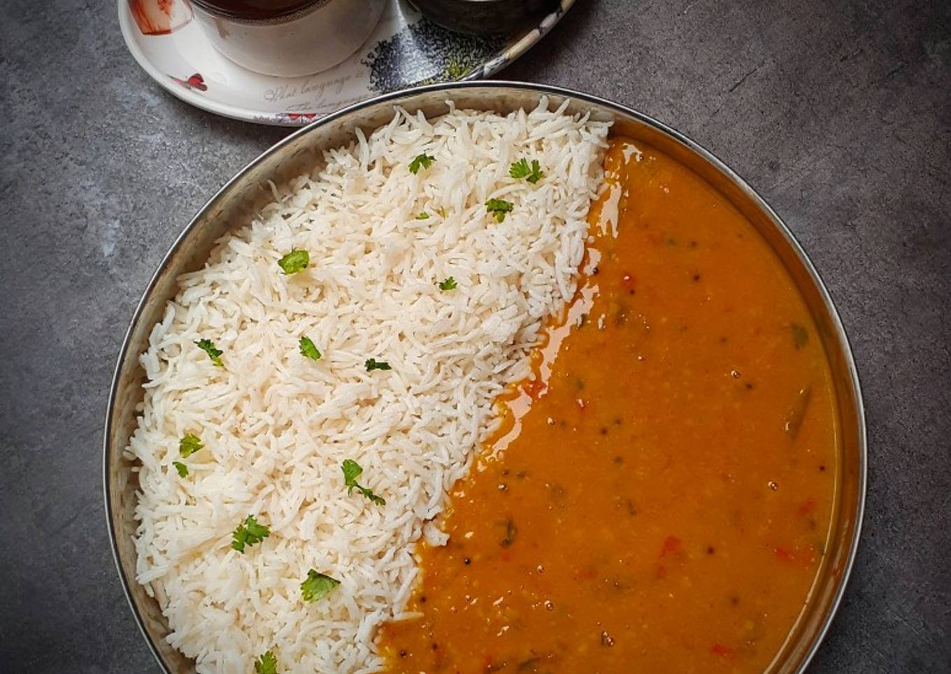 Arhar dal aur chawal