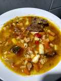 Guiso con Puerro, Carnes y Verduras