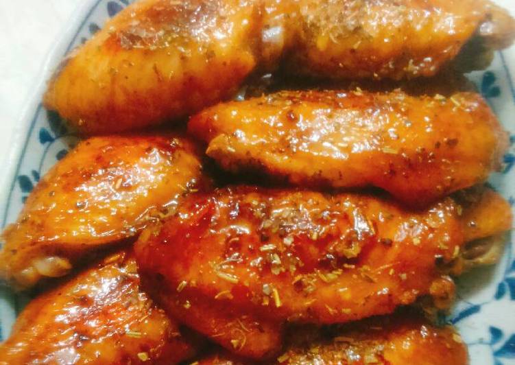 Resep Sayap ayam panggang madu Anti Gagal