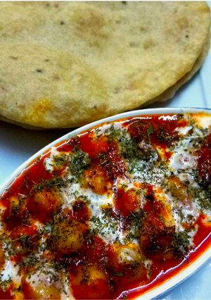A picture of Amritsari chole.