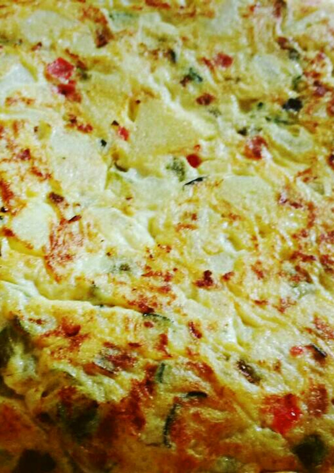 Una foto de Tortilla de verdura y patatas light