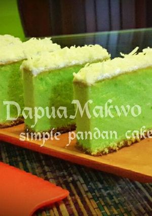 Foto resep Simple Pandan Cake..................... Source Sif Oi