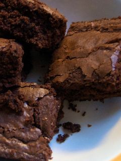 Una foto de Brownies de chocolate