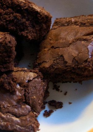 Una foto de Brownies de chocolate