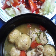 Matzo Ball Soup A picture of Matzo Ball Soup.