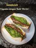 Sandwich : (Beef Gyudon dengan Kulit Wortel)