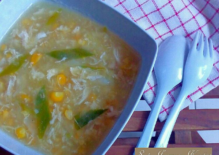 Sup Jagung Kental mudah sedap No MSG