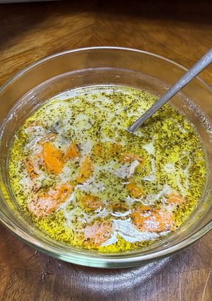 🌱Tárkonyos csirkeraguleves🍋 recept fotója