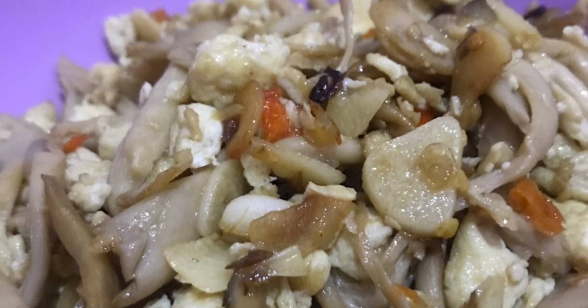 Resep Orakarik Jamur Tiram Pedas oleh Maridicubi Cookpad