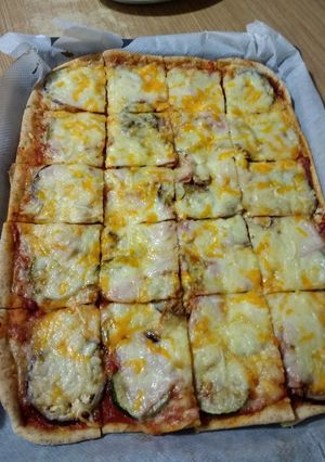 Foto principal de Pizza casera de verduras