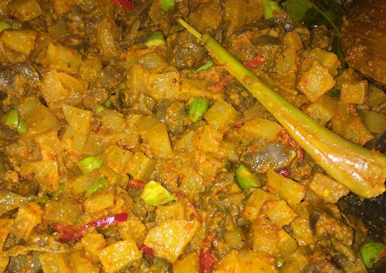 Cara meracik Sambal goreng kentang Tilate (Hati ampela ayam plus pete) 🥘 Anti Gagal