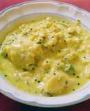 Taro with buttermilk gravy aka taro morekuzhambu
