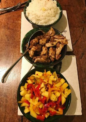A picture of Honey and mustard chicken.