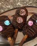 Paletitas de brownie
