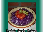 Una foto de col morado