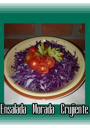 Una foto de Ensalada Morada Crujiente 🥗