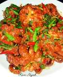Gurita Sambal Kemangi (Gurita Mercon)