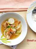 Soto Bandung (iga sapi + lobak)