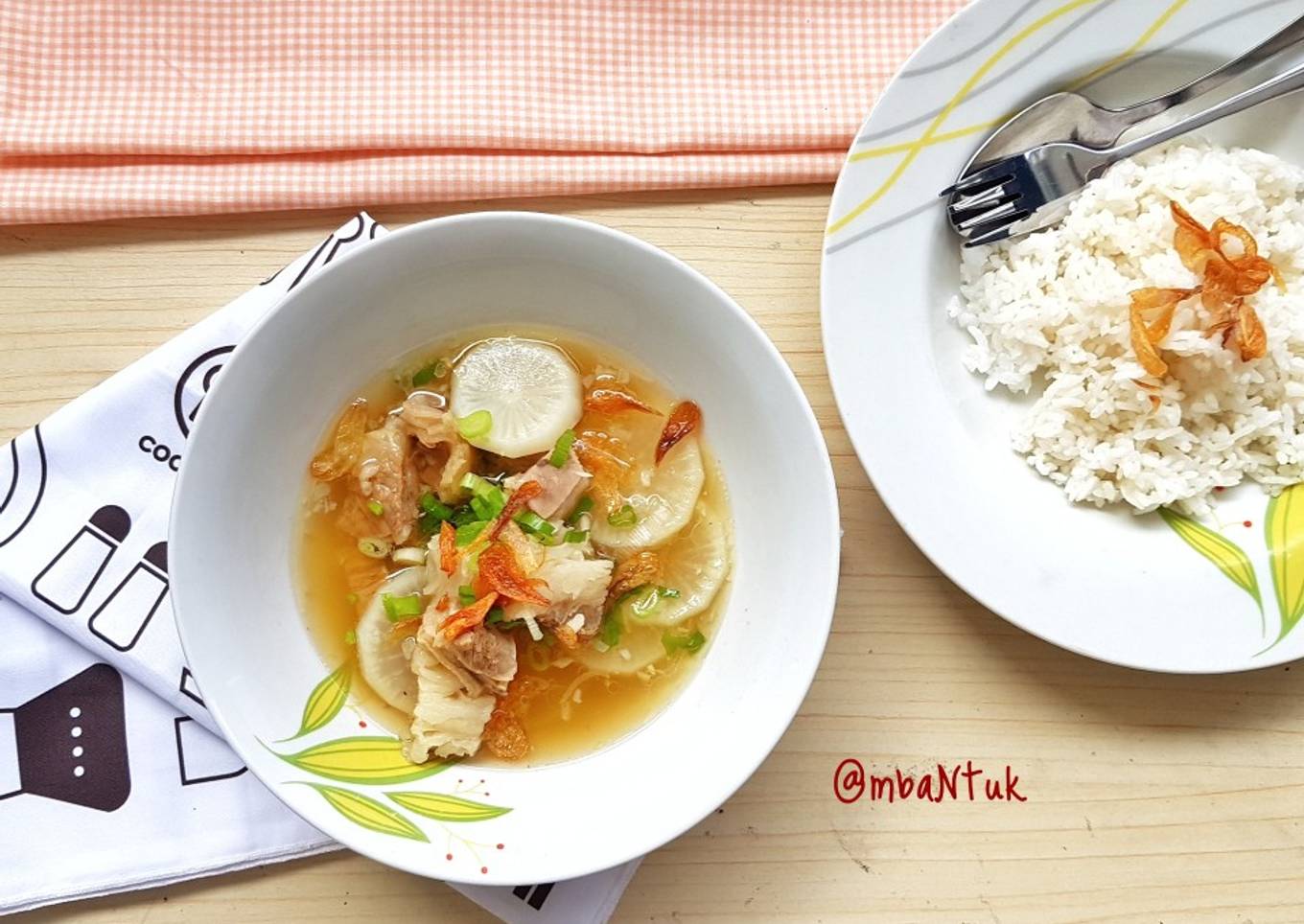 Bagaimana Menyiapkan Soto Bandung (iga sapi + lobak), Bikin Ngiler