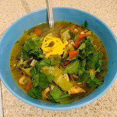 A picture of Chicken Noodle Broth.