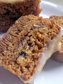 Una foto de Budín de zanahoria y queso crema