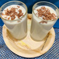 A picture of Banana fig smoothie.