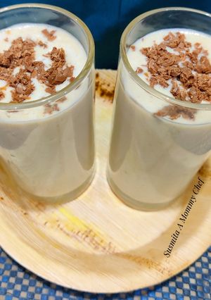 A picture of Banana fig smoothie.