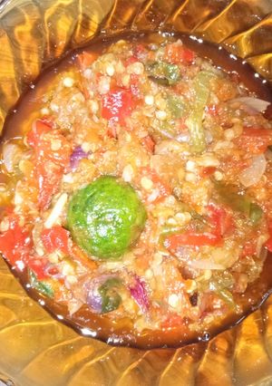 Foto resep Sambel pecel ayam