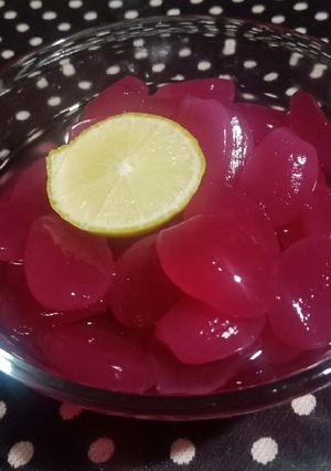 Foto resep Manisan Kolang Kaling Simple with Syrup bango
