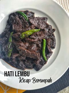 Gambar Hati Lembu Kicap Berempah