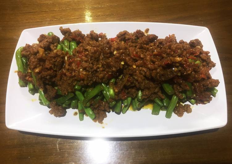 Cara Membuat Tumis Buncis Daging Giling Lezat
