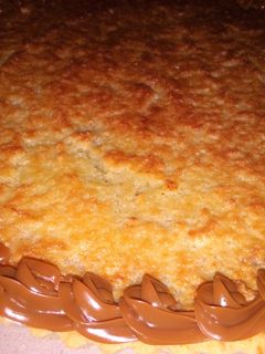 Una foto de Tarta de coco y dulce de leche
