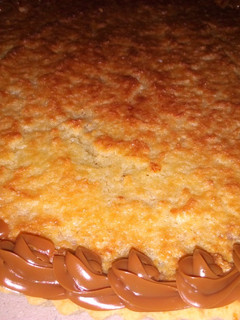 Una foto de Tarta de coco y dulce de leche