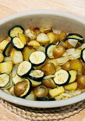 清冰箱料理 - 烤香料馬鈴薯 的食譜成品照片